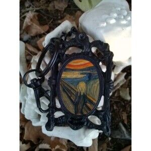 The Cry Keychain Edvard Munch The Scream Painting